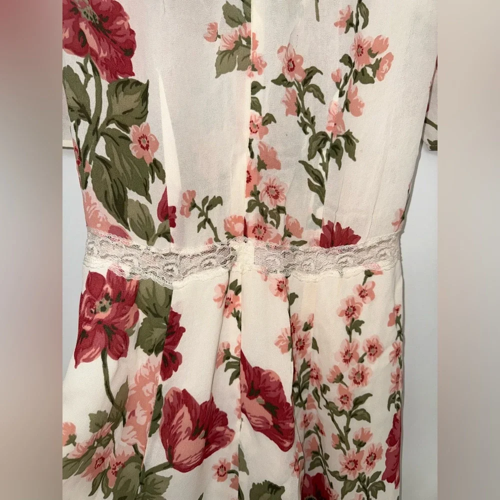 Reformation Pink Floral Midi Dress - Picture 9 of 10